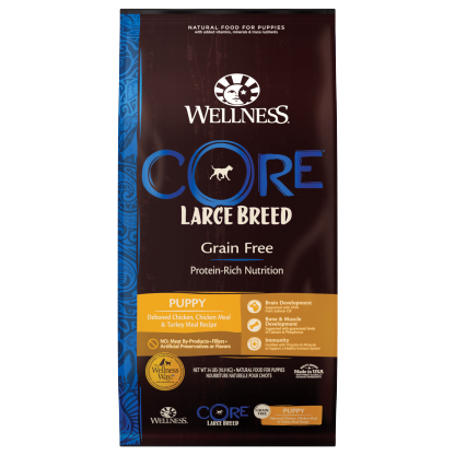 Wellness CORE Grain Free Large Breed Puppy Formula Dry Dog Food 24lb