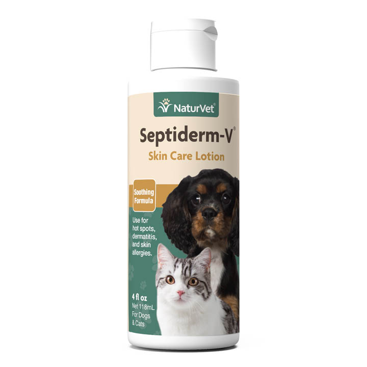 NaturVet Septiderm-V® Soothing Formula Skin Care Lotion 118ml