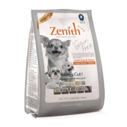 BowWow Zenith Small Breed Semi-Moist Dry Dog Food 1.2kg (Lamb & Potato)