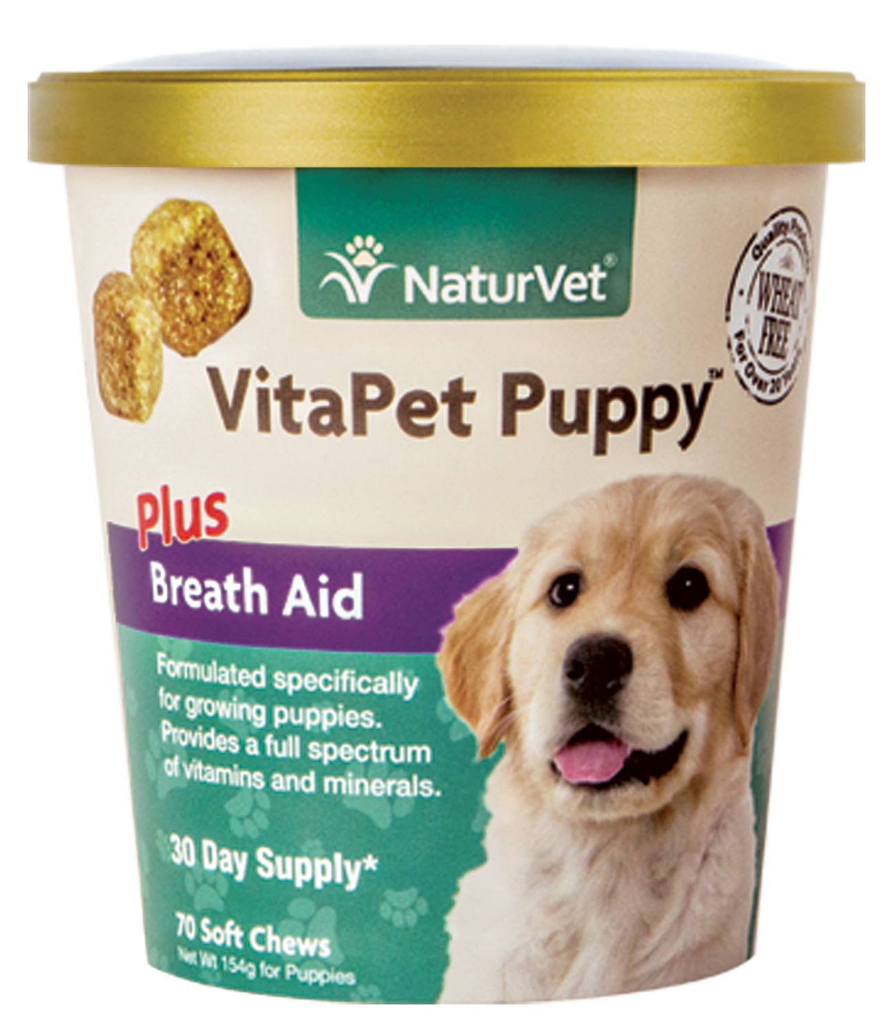 NaturVet VitaPet Puppy™ Plus Breath Aid Soft Chews 70ct