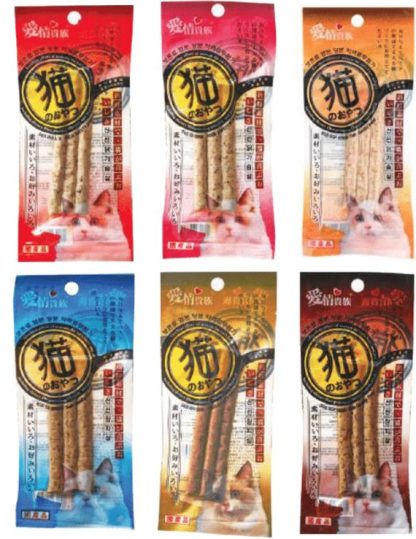 Bow Wow Jerky Cat Treat 3pcs (6 Flavors)