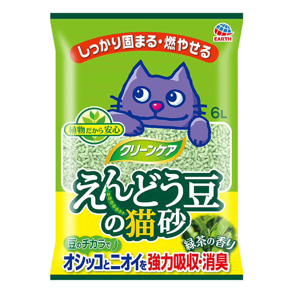 Earth Pet Green Pea Green Tea Cat Litter
