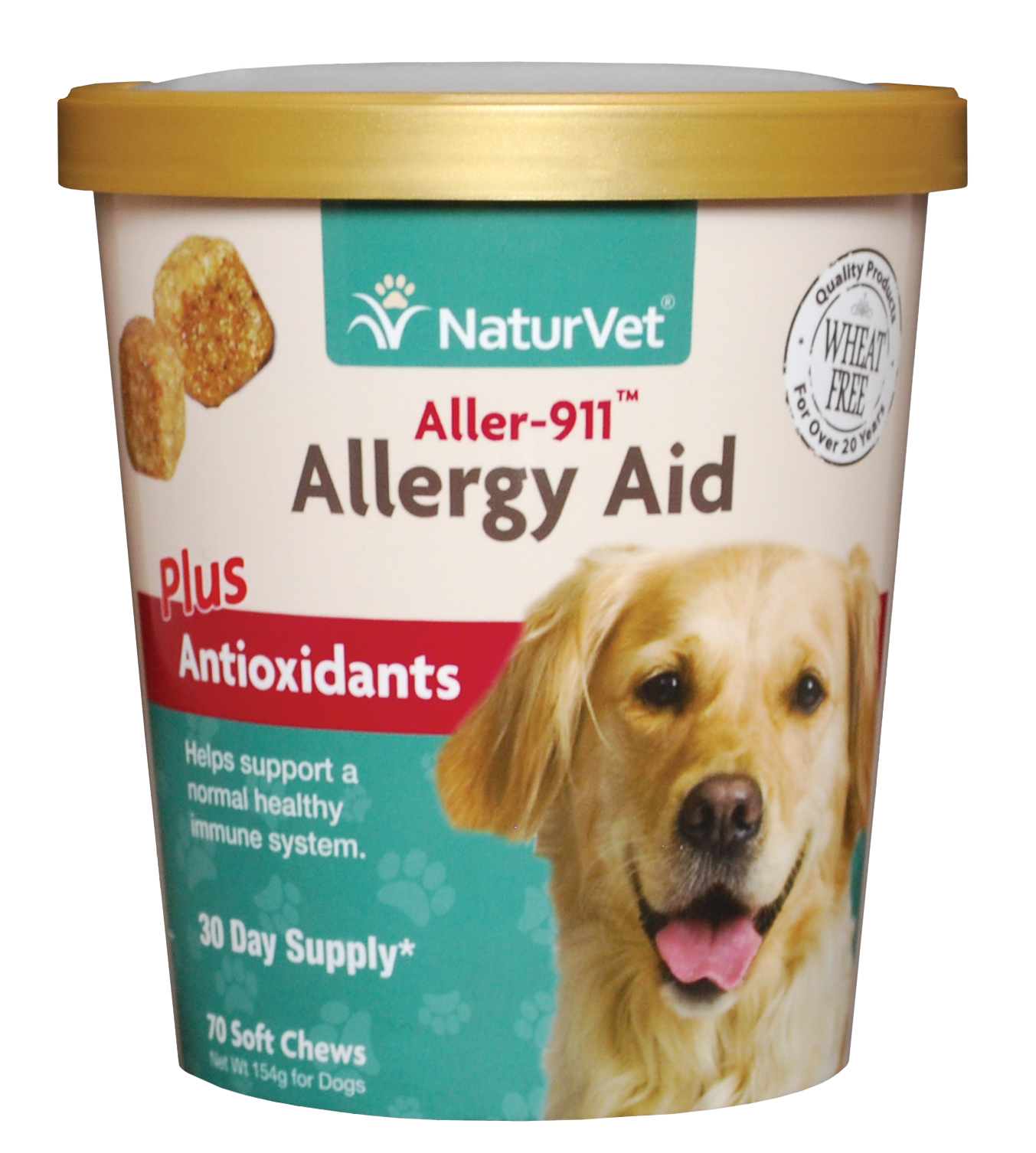 NaturVet Aller-911® Allergy Aid Plus Antioxidants Soft Chews 70ct
