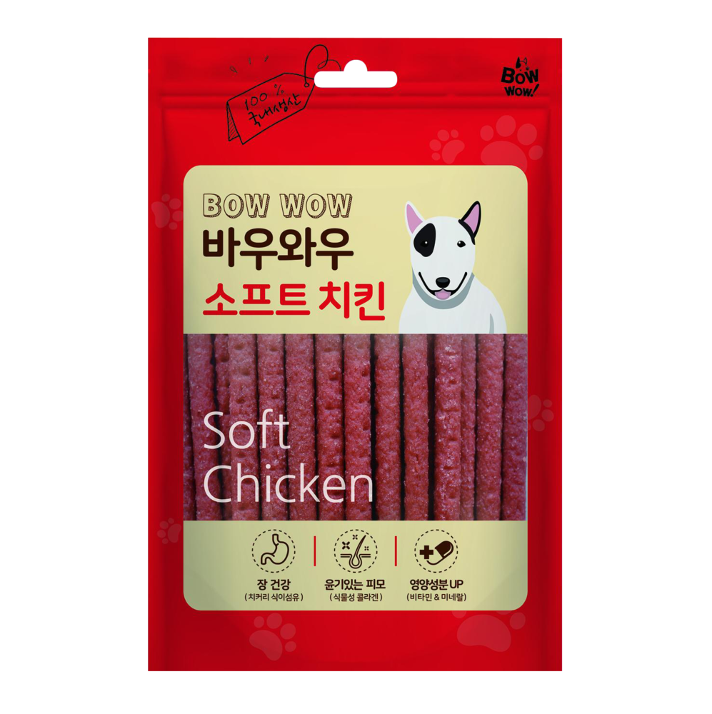 BowWow Chicken Jerky Dog Treat 150g