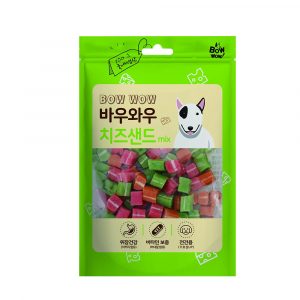 BowWow Mixed Cheese Sandwich Cut Dog Treat 120g