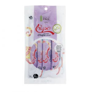 BowWow Chupa Creamy Cat Treats (4x14g) – Tuna & Crab