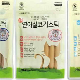 Bow Wow Cat Sticks Treat 70g (3 Flavors)