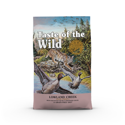 Taste of The Wild Lowland Creek Roasted Quail & Roasted Duck Dry Cat Food (2 Sizes)