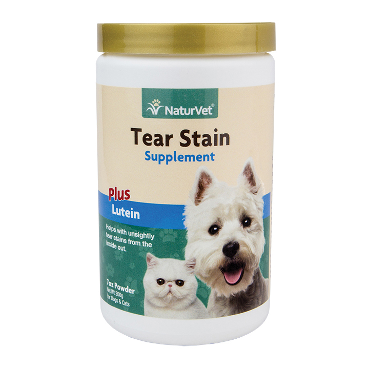 NaturVet Tear Stain Supplement Powder Plus Lutein 7oz