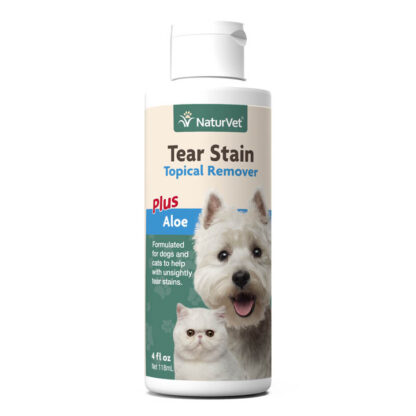 NaturVet Tear Stain Topical Remover Plus Aloe 118ml