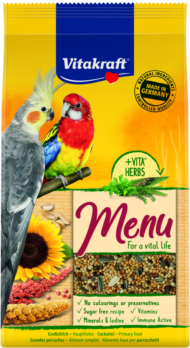Vitakraft Premium Menu Cockatiel 1kg