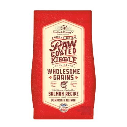 Stella & Chewy's Raw Coated Kibbles for Dogs, Salmon with Pumpkin & Quinoa