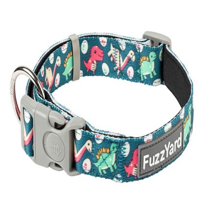 FuzzYard Dog Collar (3 Sizes) DinosaurLand