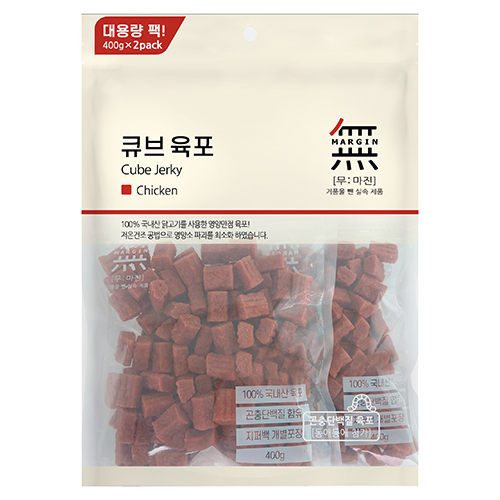 BowWow Mumargin Cube Jerky Chicken 800g