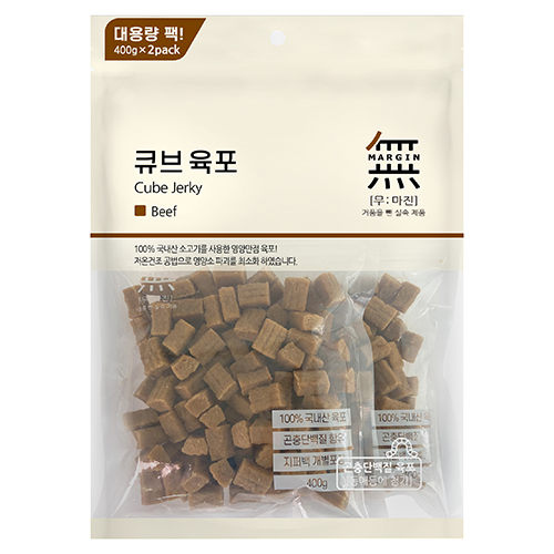 BowWow Mumargin Cube Jerky Beef 800g