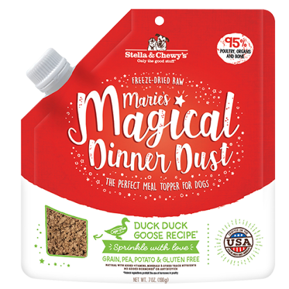 Stella & Chewy's Marie's Magical Dinner Dust for Dogs- Duck Duck Goose (7Oz)