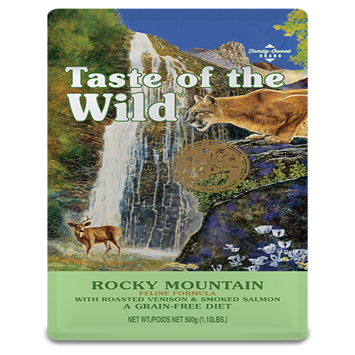 Taste of the Wild Rocky Mountain Roasted Venison & Smoked Salmon 500g Feline formula