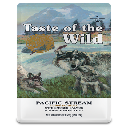 Taste of the Wild Pacific Stream with Smoked salmon for Puppy 500g