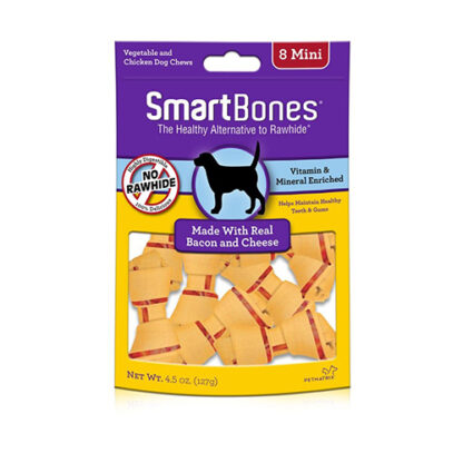 SmartBones Classic Bone Chews (3 sizes) - Bacon & Cheese