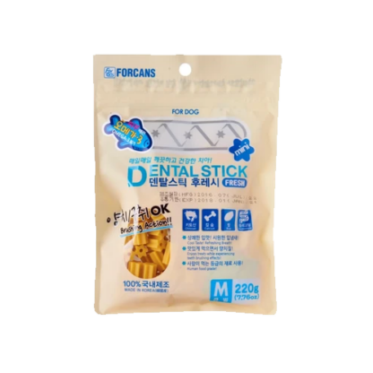 [2 packs] Forcans Dog Dental Sitck – Omega (S/M) 220g - Image 3