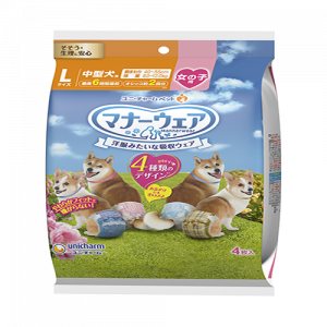 Unicharm Mannerwear Trial Pack Dog Diapers for Female Dogs – 4 Sizes