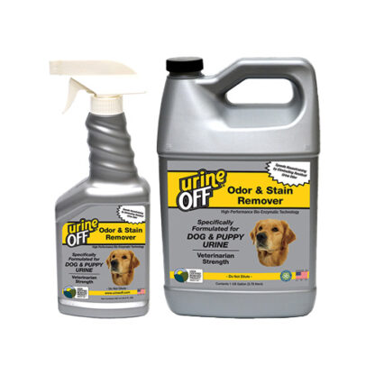 Urine Off Dog & Puppy Odor & Stain Remover Veterinary strength (2 Sizes)