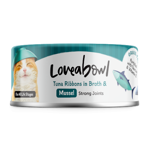 Loveabowl Tuna Ribbons in Broth Wet Cat Food 70g x 24 Cans (7 Flavors) - Image 2