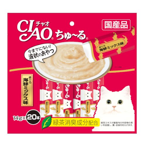 Ciao Churu 20-Piece White Meat Tuna Cat Treat 14g x 20