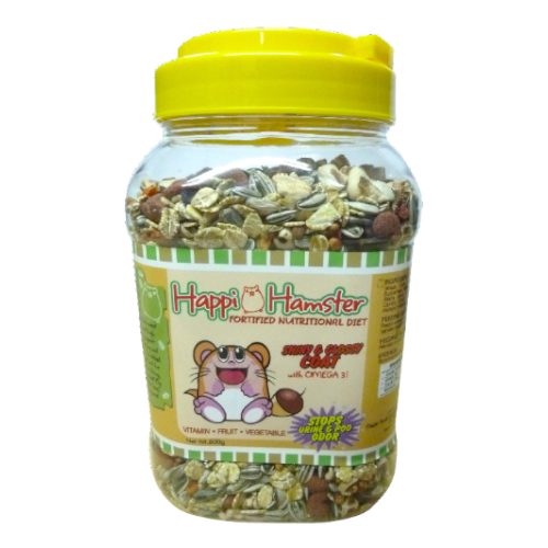 Happi Hamster Food Pellets 600g (3 Flavors) - Image 2