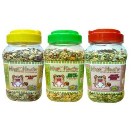Happi Hamster Food Pellets 600g (3 Flavors)