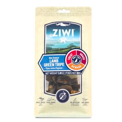 Ziwi Air-Dried Lamb Green Tripe Dog Treats 80g