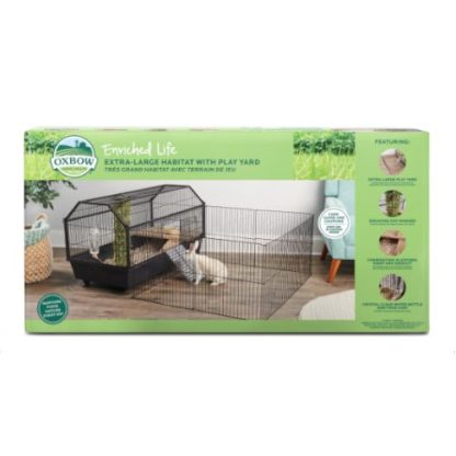 Oxbow Enriched Life Habitat with Play Yard for Small Pets (2 Sizes) - Image 4