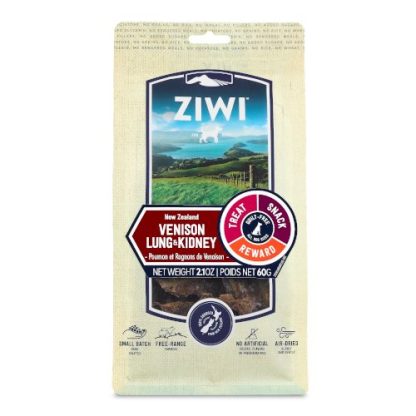 Ziwipeak Air-Dried Venison Lung & Kidney Dog Treat 60g