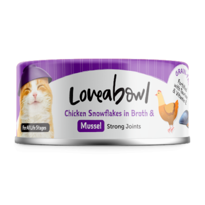 Loveabowl Chicken Snowflakes in Broth Wet Cat Food 70g x 24 Cans (7 Flavors) - Image 8