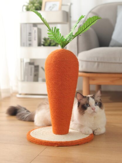 Auskie Carrot Cat Scratch Post - Image 4