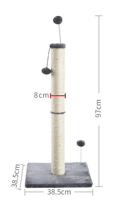 Auskie 90 Cat Scratch Pole - Image 3
