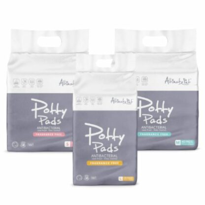 Altimate Pet Fragrance Free Antibacterial Potty Pads (3 Sizes)