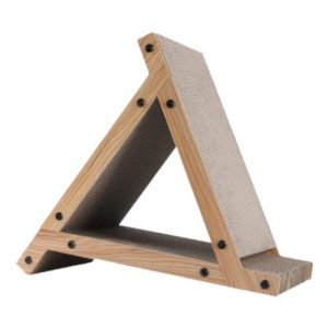 Auskie Triangle Scratching Board Cat House