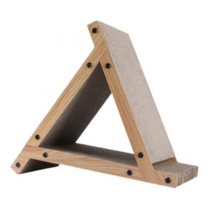 Auskie Triangle Scratching Board Cat House