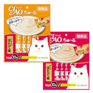 Ciao Churu 10-Piece Cat Treat 14g x 10 (2 Flavors)