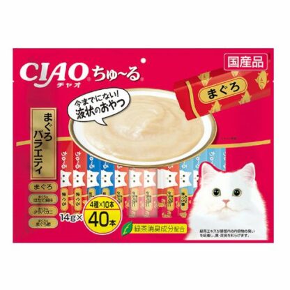 Ciao Churu 40-Piece Jumbo Mix Cat Treats 14g x 40 (3 Flavors) - Image 4