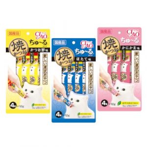 Ciao Grilled Tuna Churu 4-Piece Cat Treat 12g x 4 (3 Flavors)