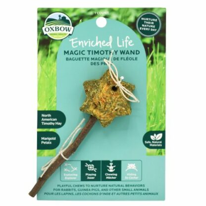 Oxbow Enriched Life Natural Chews Magic Timothy Wand for Small Pets