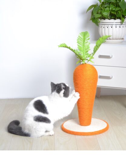 Auskie Carrot Cat Scratch Post - Image 7