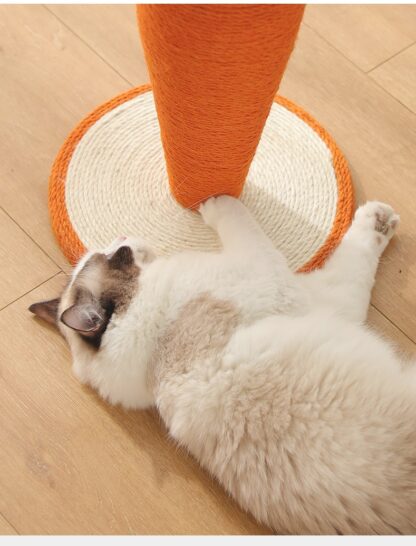 Auskie Carrot Cat Scratch Post - Image 2