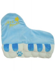 Petz Route Blue Piano Plush Dog Toy