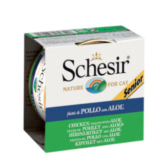 Schesir Chicken Fillet with Aloe Canned Senior Food (85G)