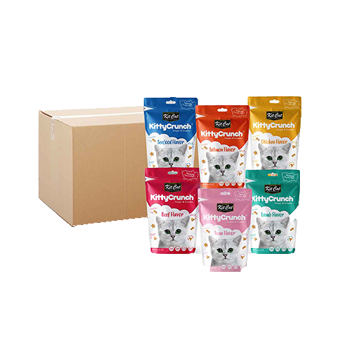 [12 Packs] Kit Cat Kitty Crunch 60g (6 Flavours)