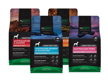 Nutripe Essence Australian with Green Tripe Dog 12kg
