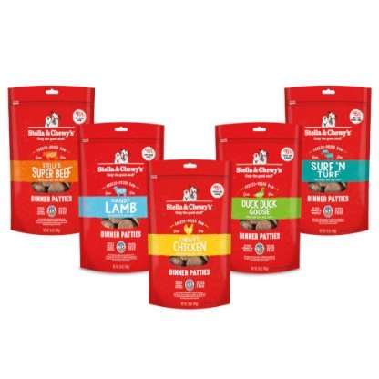 Stella & Chewy Dinner Patties Freeze-Dried Raw Dog Food (25oz)